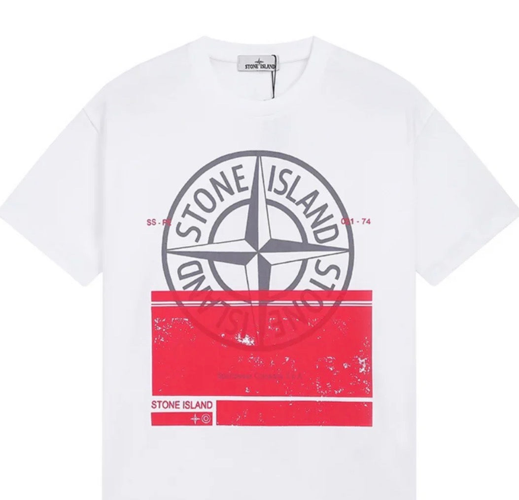 STONE WHITE RED